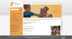 Desktop Screenshot of kinderaerztin.kolsana.at